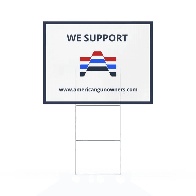 Support Yard Sign