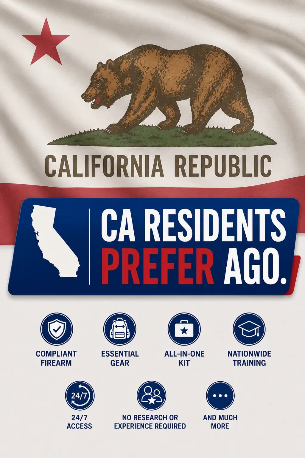 California state flag